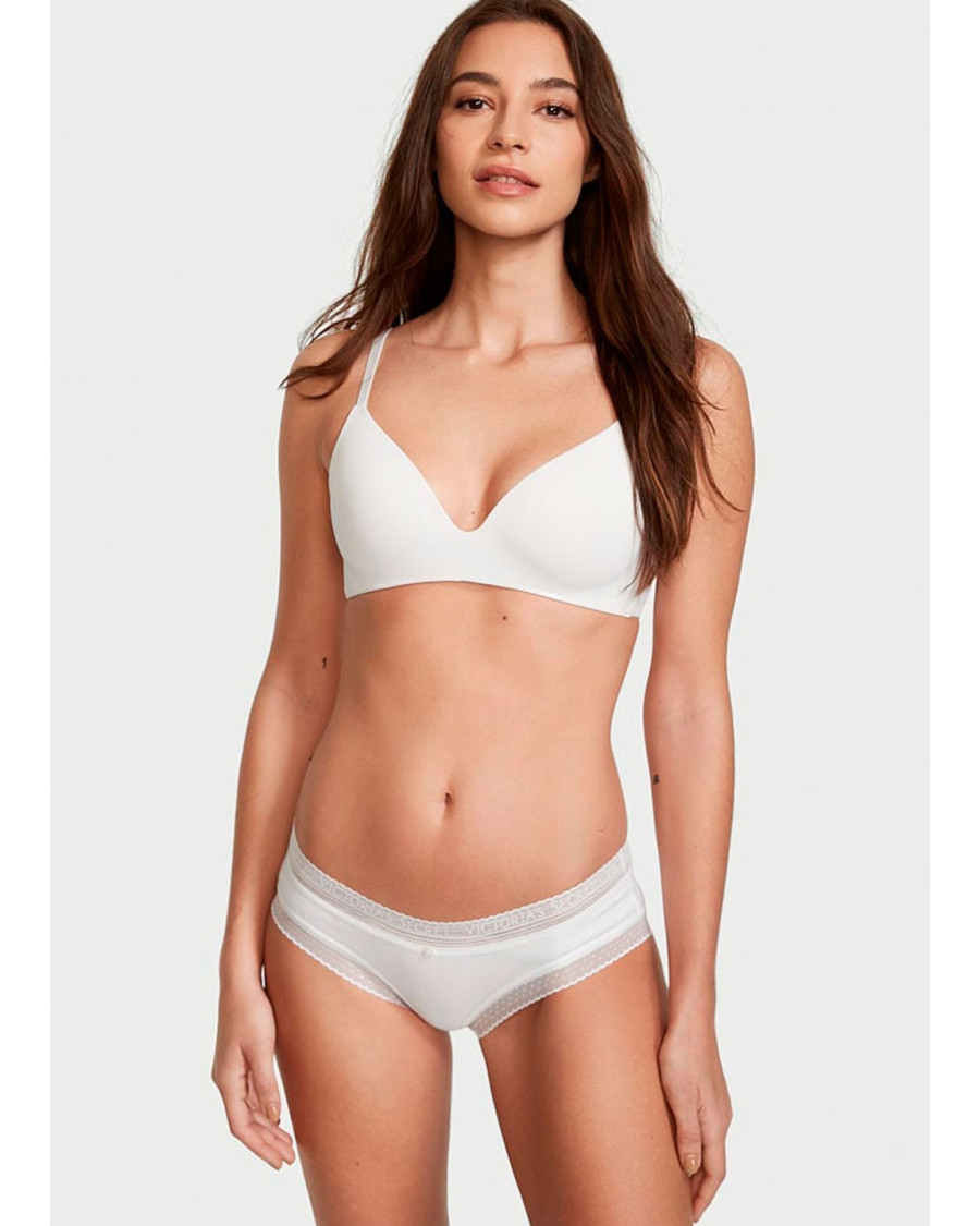 Бавовняні жіночі трусики Victoria's Secret — білі
