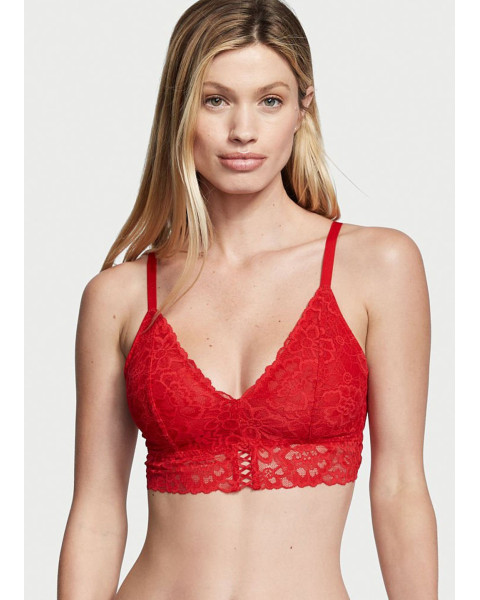 Бюстгальтер пуш-ап Victoria's Secret — червоний