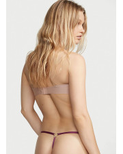 Зі стразами жіночі трусики Victoria's Secret PINK — рожеві
