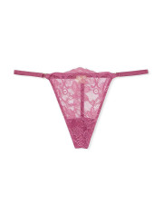 Зі стразами жіночі трусики Victoria's Secret PINK — рожеві