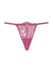 Зі стразами жіночі трусики Victoria's Secret PINK — рожеві