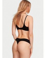 Безшовні трусики-стрінги Victoria's Secret No-Show Thong Panty Чорні Безшовні трусики-стрінги Victoria's Secret No-Show Thong Panty Чорні