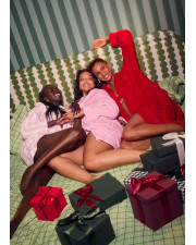 Жіночий халат Victoria's Secret Cozy — рожева