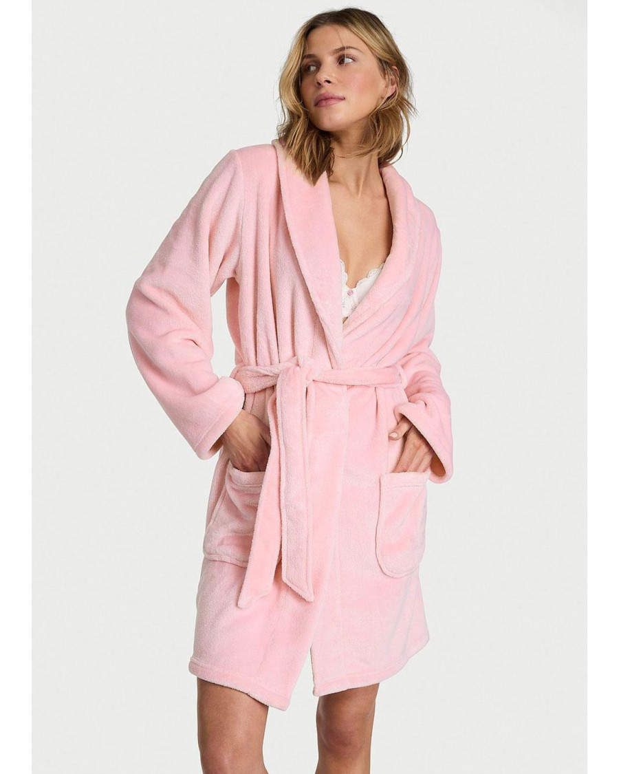 Жіночий халат Victoria's Secret Cozy — рожева