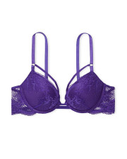 Бюстгальтер мереживний Victoria's Secret Very Sexy Strappy Fishnet Lace Push-Up Фіолетовий Бюстгальтер мереживний Victoria's Secret Very Sexy Strappy Fishnet Lace Push-Up Фіолетовий