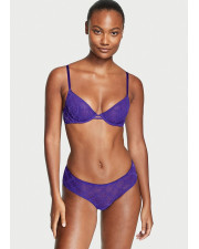 Комплект мереживної білизни Victoria's Secret Very Sexy Strappy Fishnet Lace Push-Up Фіолетовий