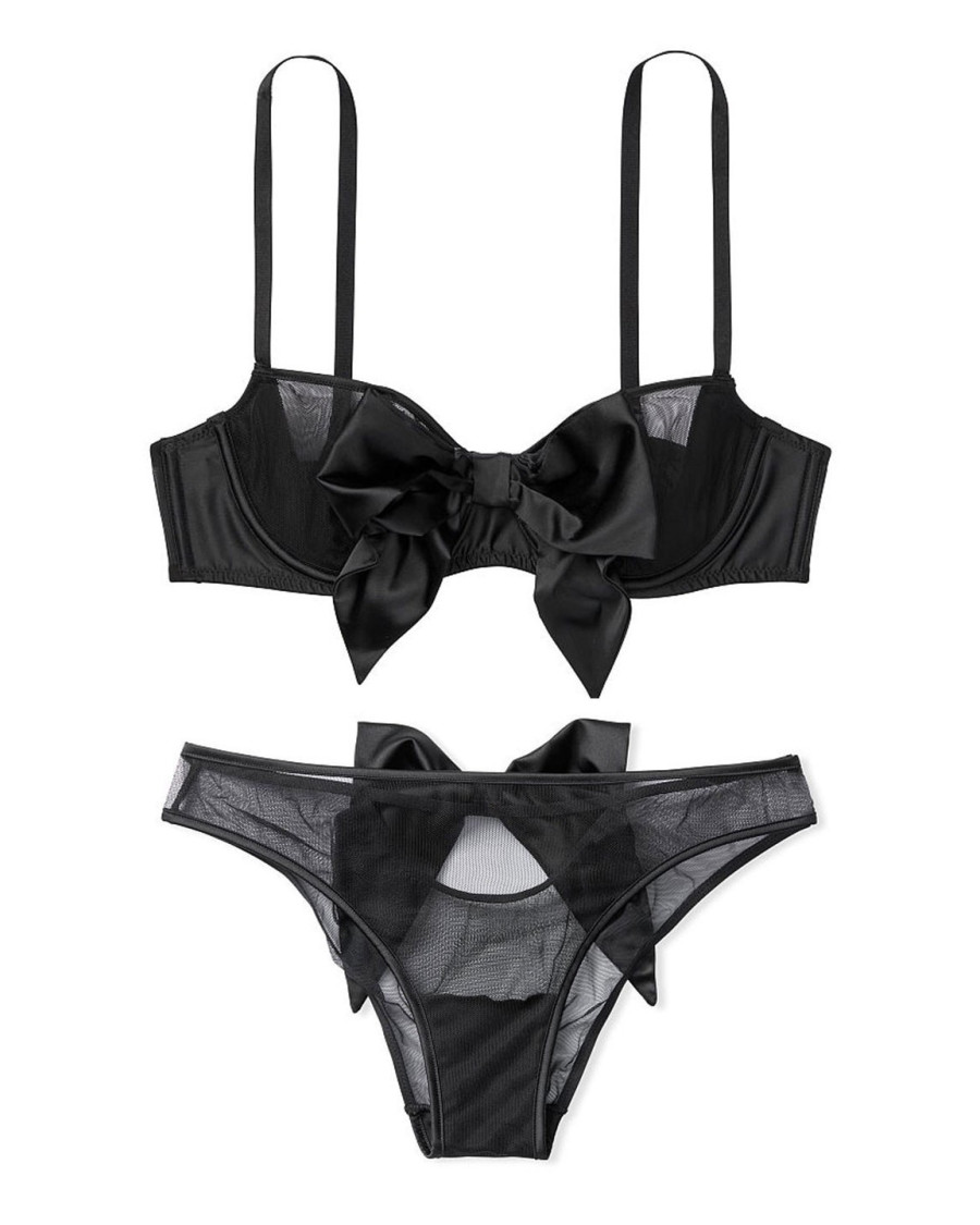 Комплект жіночої білизни Victoria's Secret — чорний