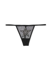 Сітчасті трусики-стрінги Victoria's Secret — чорні