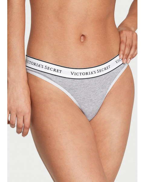 Бавовняні жіночі трусики Victoria's Secret Modal — сірі
