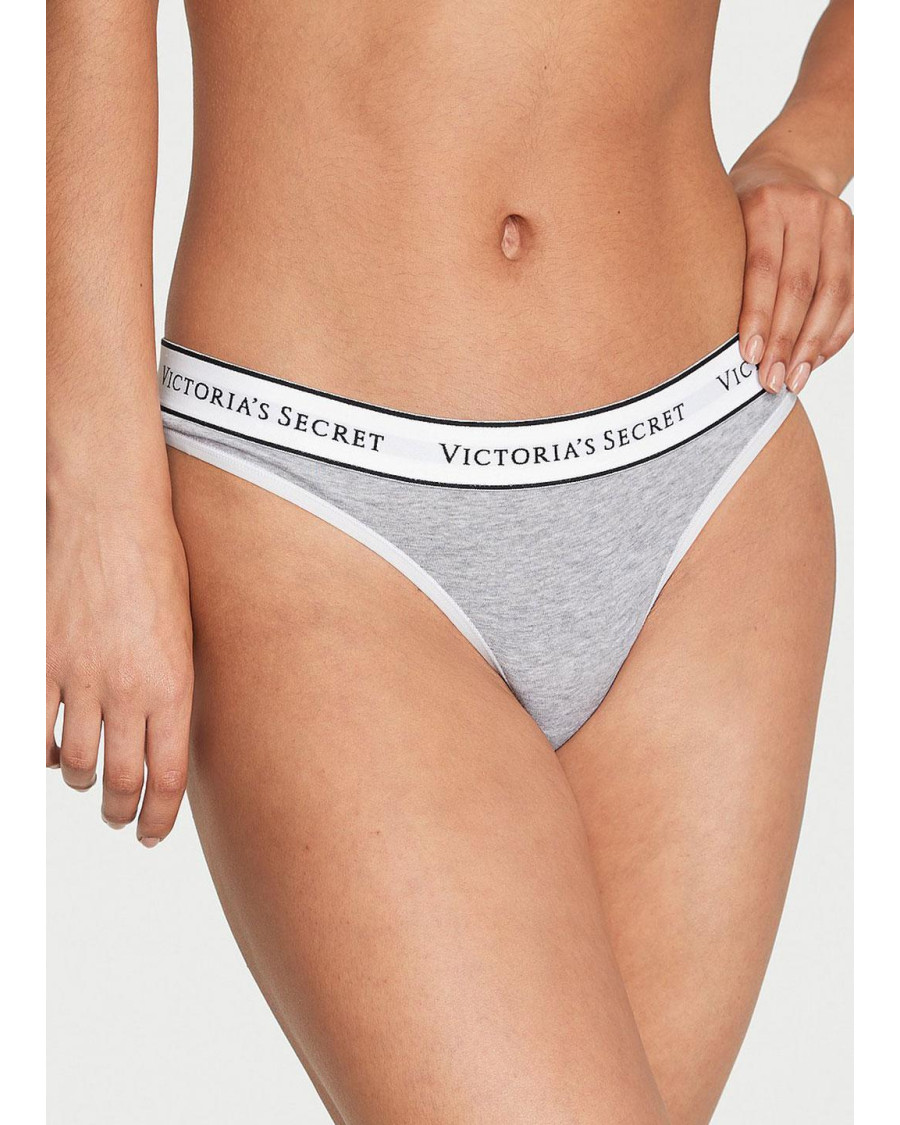 Бавовняні жіночі трусики Victoria's Secret Modal — сірі
