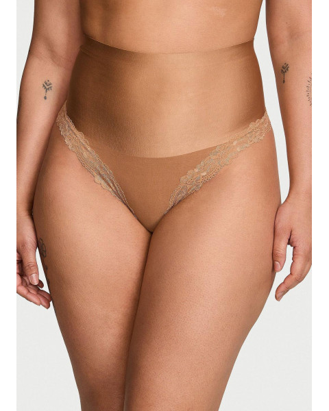 Жіночі трусики Victoria's Secret Body by Victoria — бежеві