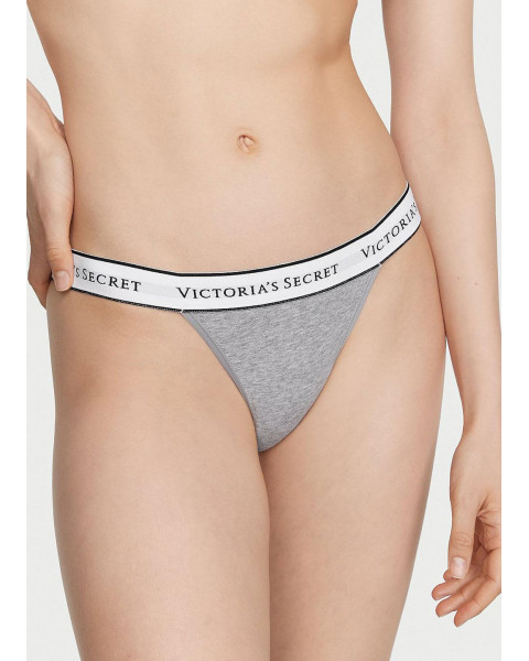 Бавовняні жіночі трусики Victoria's Secret Modal — сірі