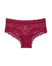 Мереживні трусики Victoria's Secret Posey Lace Cheeky, бордові Мереживні трусики Victoria's Secret Posey Lace Cheeky, бордові
