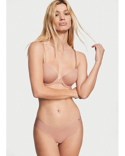 Безшовні трусики-стрінги Victoria's Secret No-Show — бежеві