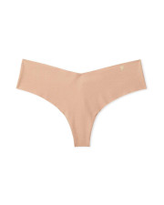 Безшовні трусики стрінги Victoria's Secret No-Show Thong Panty, бежеві