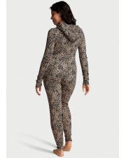 Піжама-комбінезон Victoria's Secret Pink Leopard Hooded One-Piece: леопардовий комбінезон з капюшоном та вушками