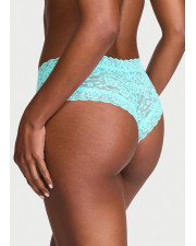 Мереживні трусики чікі Victoria's Secret The Lacie Lace Cheeky Panty Блакитні Мереживні трусики чікі Victoria's Secret The Lacie Lace Cheeky Panty Блакитні