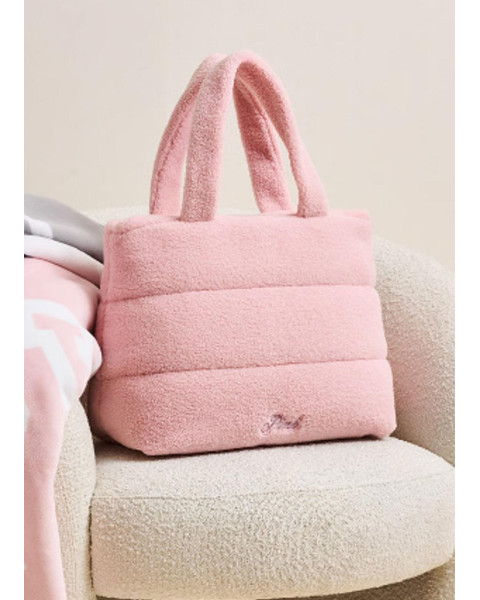 Плюшева сумка-тоут PINK Victoria's Secret Cozy Plush Tote Рожева