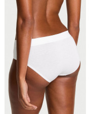 Бавовняні трусики Victoria's Secret Logo Cotton Shine Patch Hiphugger Panty, білі