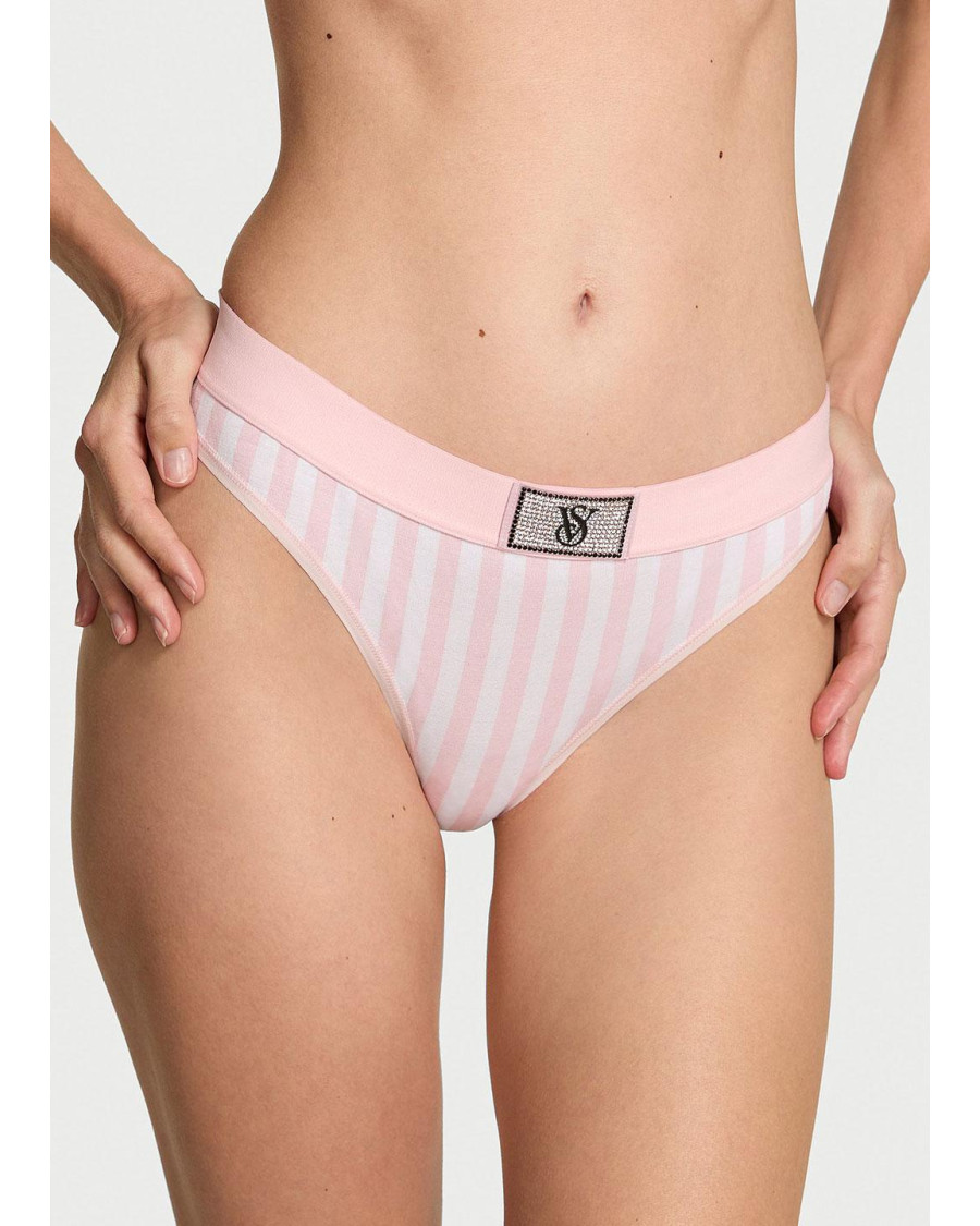Бавовняні з принтом жіночі трусики Victoria's Secret Modal — мультиколор