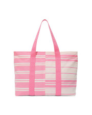 Сумка-шопер Victoria's Secret Heritage Stripe Canvas Tote Bag Рожева в смужку Сумка-шопер Victoria's Secret Heritage Stripe Canvas Tote Bag Рожева в смужку