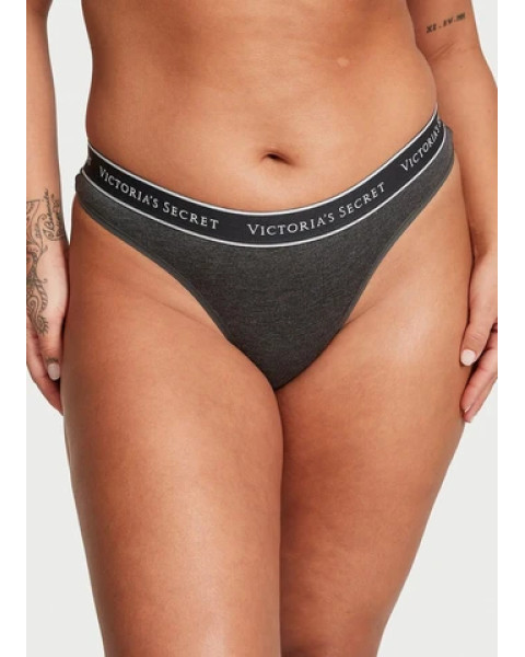 Бавовняні жіночі трусики Victoria's Secret Modal — сірі