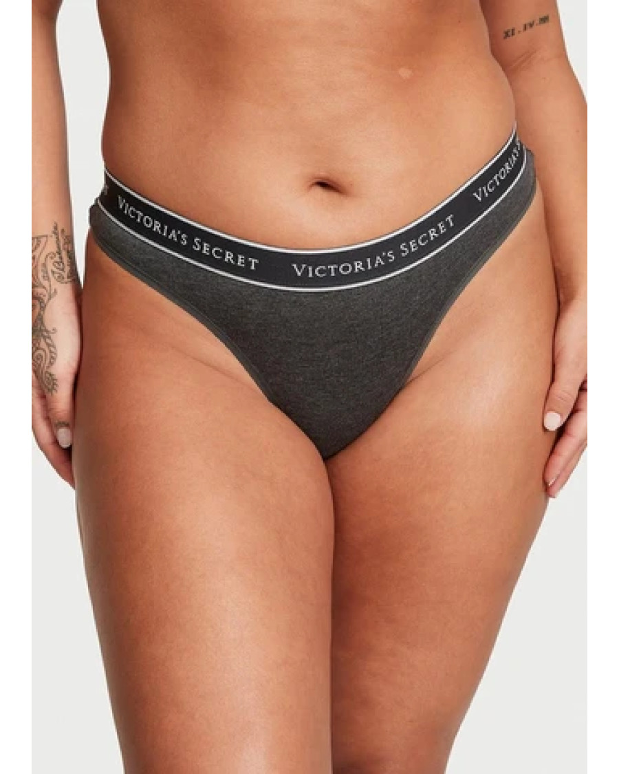 Бавовняні жіночі трусики Victoria's Secret Modal — сірі