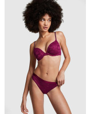 Мереживні трусики-бікіні Victoria's Secret — бордові