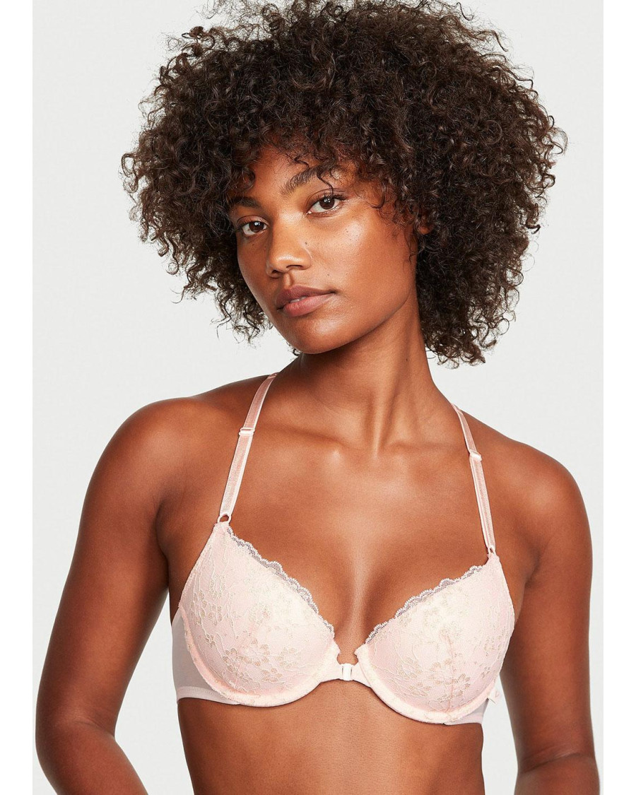Бюстгальтер пуш-ап Victoria's Secret PINK — рожевий